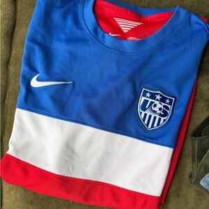 Authentic Nike US Men’s National Soccer Team Jersey Kit L USMNT World Cup
